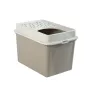 Caixa de areia para gatos rotho Berty Eco Cappuccino — tecnopolímero, 50 L, 572×393×404 mm, sem BPA, 1 kg