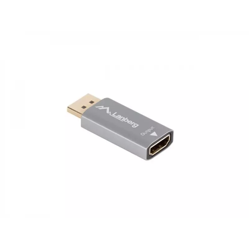 Adaptador de cabo de vídeo Lanberg AD-DP-HD-03 0 m DisplayPort HDMI prateado