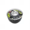 Centrifugadora de salada GEFU Speedwing 28150 — taça transparente 5 L, funcionamento por botão, caixa de plástico