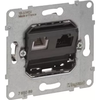 Legrand SEANO Mecanismo tomada de dados 765089 RJ11+RJ45 Cat.6 UTP 5 (765089)