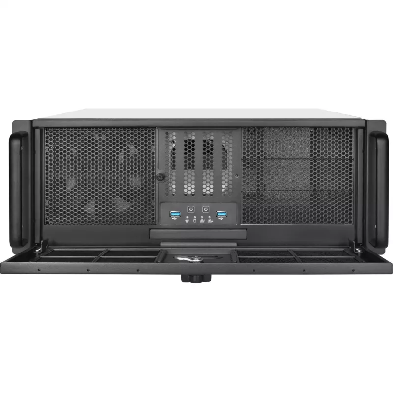 Silverstone RM400 Rack preto, cinzento