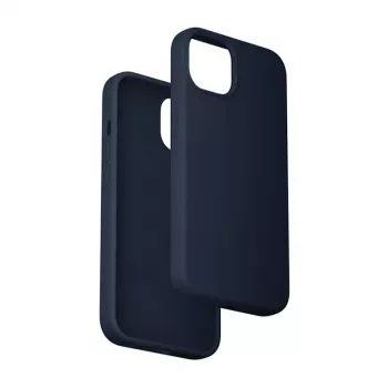 Capa de silicone Vention KUFL0-20 para iPhone 15 Plus, azul – capa protetora macia, ajuste fino