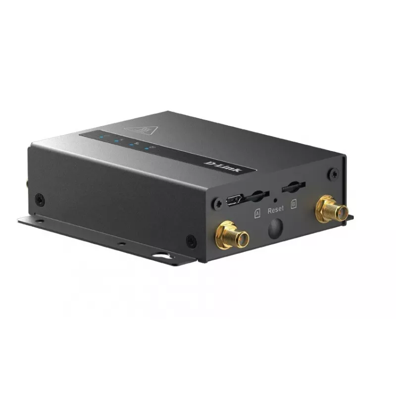 D-Link 5G M2M VPN PoE+ modem router, RJ45, externo, IEEE 802.3at, preto, 48 - 57 V, -30 - 70 °C