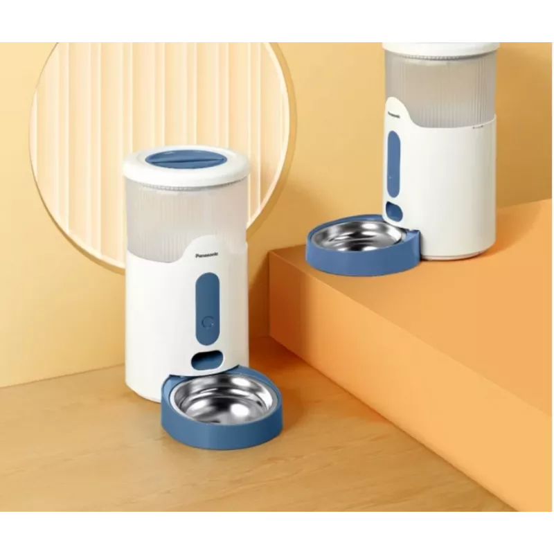 Panasonic CP-JNF01CW comedouro/bebedouro para cães/gatos plástico, aço inoxidável branco universal comedouro automático para animais de estimação