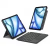 Capa com teclado folio Inateck KB04122 para iPad 11 polegadas — layout QWERTZ, Bluetooth, bateria de 500 mAh, 450 g