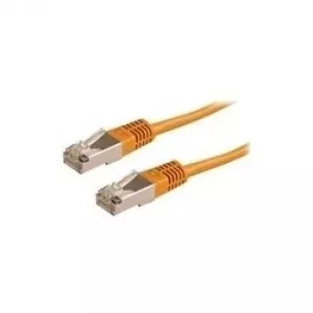 Cabo patch ROLINE S/FTP (PiMF) Cat.6 laranja 15 m