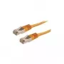 Cabo patch ROLINE S/FTP (PiMF) Cat.6 laranja 15 m