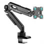 ONKRON G90-B suporte de secretária rotativo e inclinável para monitores de 13–34 polegadas, até 10 kg, preto