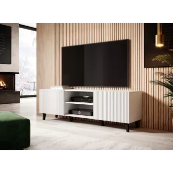 Móvel RTV Cama PAFOS 150x42x52 branco mate