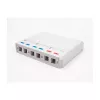 Caixa de superfície Keystone DeLOCK 67052 para módulos de fibra ótica, 6 portas, branco