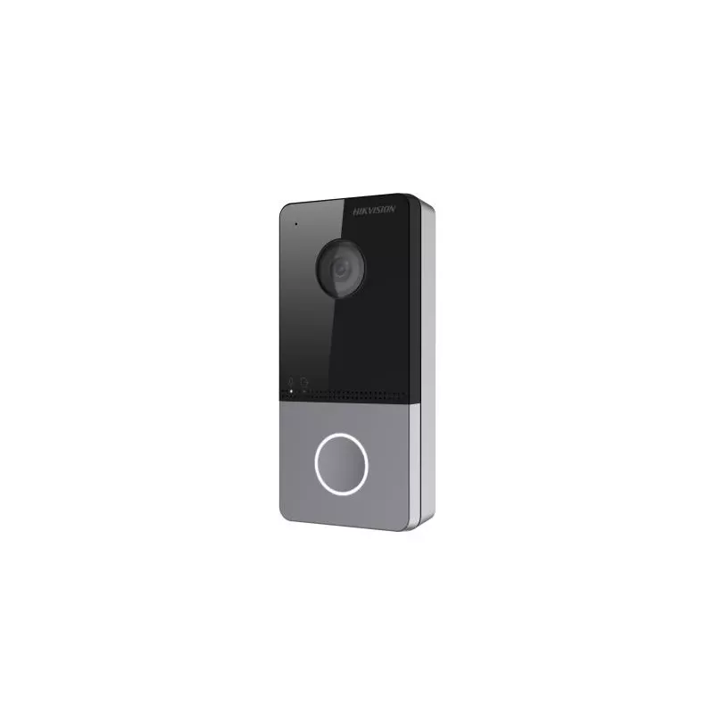 Videoporteiro Hikvision DS-KV6113-WPE1(C) 2 MP preto, cinzento