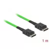Cabo SAS DeLOCK 85214 1 m preto SFF-8611 SFF-8611