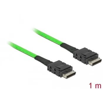 Cabo SAS DeLOCK 85214 1 m preto SFF-8611 SFF-8611