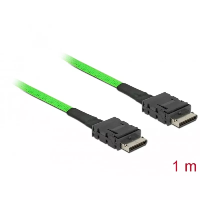 Cabo SAS DeLOCK 85214 1 m preto SFF-8611 SFF-8611