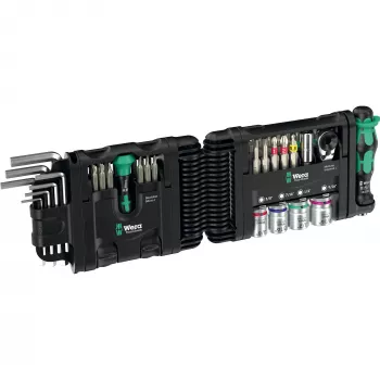 Wera 05049025001 conjunto de ferramentas 50 ferramentas preto metálico