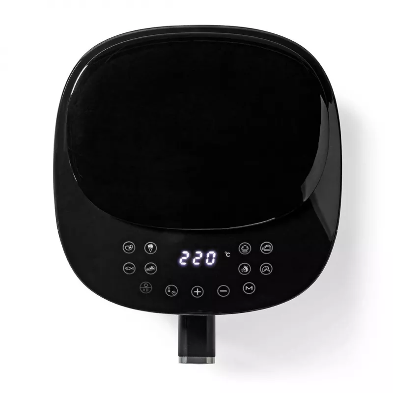 Fritadeira de ar quente Nedis KAAF160BK, cesto único, 4,2 L, 1300 W, preto