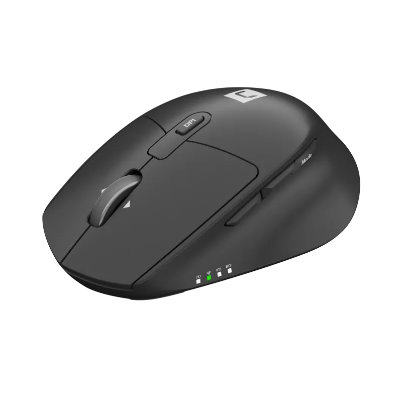 Rato sem fios NATEC KITE NMY-2347, até 4000 DPI, cliques silenciosos, roda de deslocamento inclinável, preto