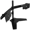 SilverStone SST-ARM23BS-L - Suporte para dois monitores - preto