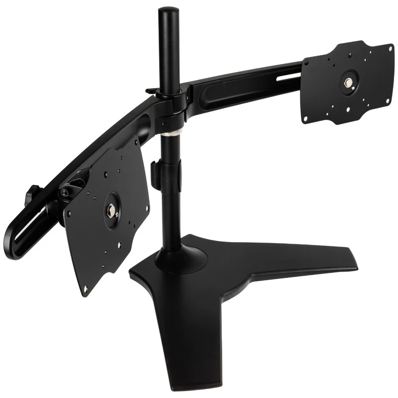 SilverStone SST-ARM23BS-L - Suporte para dois monitores - preto