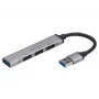 Hub USB Tracer 3.0, H41, 4 portas