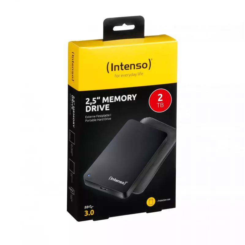 Disco externo Intenso 2 TB USB 3.2 2,5 polegadas preto
