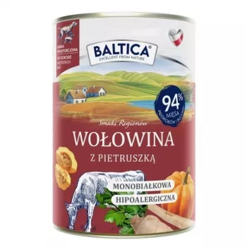 BALTICA regionale Geschmacksrichtungen vaca com salsa - comida húmida para cães - 400g