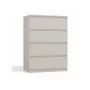 Cómoda Top e Shop MALWA M4, 4 gavetas, caxemira, 700×970×400 mm, laminado