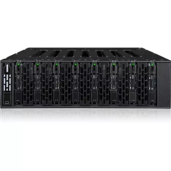 ICY DOCK - MB873MP-B V2 - ToughArmor - caixa móvel para 8 unidades M.2 NVMe SSD PCIe 4.0 para baía externa de 5,25 (8 x OCuLink SFF-8612)