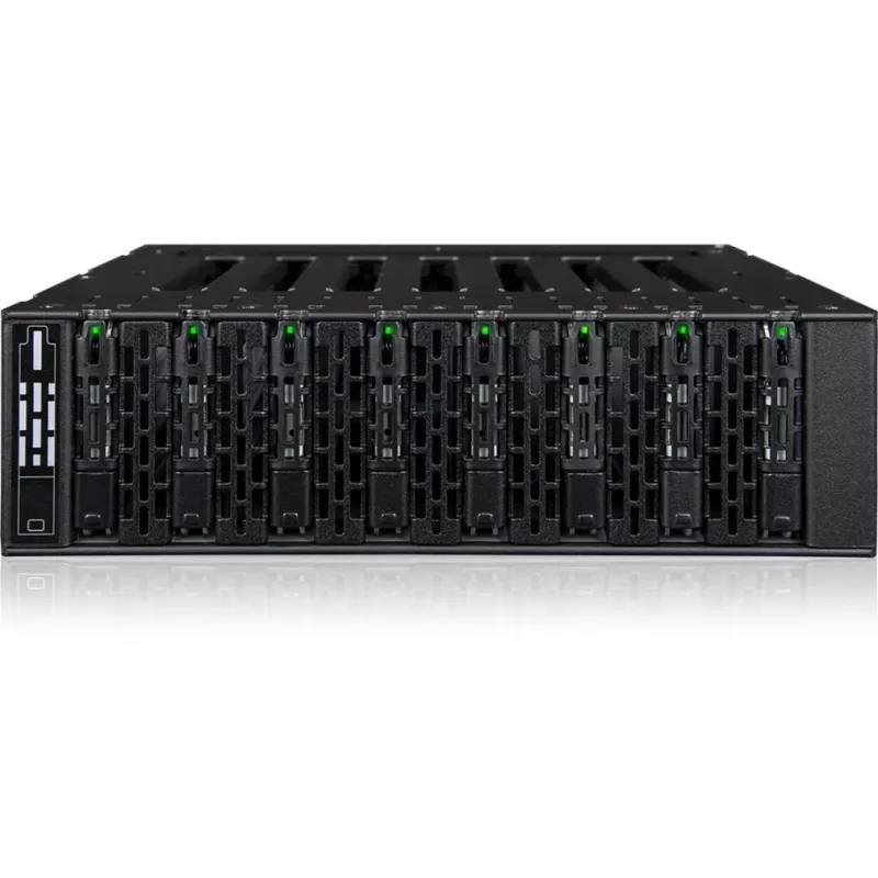 ICY DOCK - MB873MP-B V2 - ToughArmor - caixa móvel para 8 unidades M.2 NVMe SSD PCIe 4.0 para baía externa de 5,25 (8 x OCuLink SFF-8612)