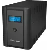 PowerWalker VI 1200 SHL UPS line-interactive 1200 VA (1,2 kVA), 600 W, 4 tomadas (2x Schuko, 2x IEC C13), USB, LCD, preto