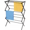 Estendal de roupa PROMIS SU111 — estendal vertical de interior em aço, 3 m de comprimento de secagem, 1000 mm de altura, dobrável