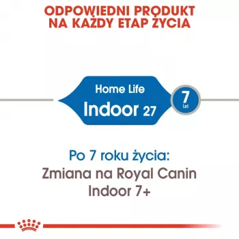Ração seca para gatos Royal Canin Home Life Indoor 27 Adult 2 kg — sabor a aves, 27% proteína, 13% gordura