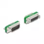 Filtro anti-interferências RF/EMI DeLOCK D-Sub 15 pinos macho para fêmea filtro passa-baixo capacitivo