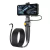 Ulefone uSmart E03 UF-EC03 câmara endoscópica, 1280x720 HD, sonda orientável 180° em duas direções, 6 LED, IP67, cabo semirrígido de 1 m
