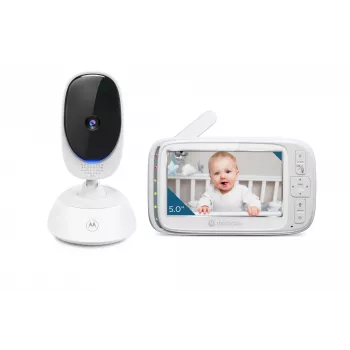 Vídeo-babyphone MOTOROLA VM75 com ecrã de 5,0 polegadas e visão noturna