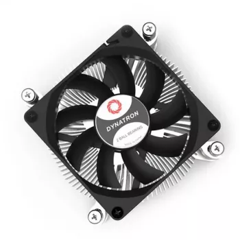 Arrefecedor de CPU Dynatron Z60 para LGA1851 LGA1700, Caixa de alumínio, Ventoinha de 80 mm