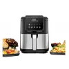 Fritadeira de ar quente Rommelsbacher FRH 1500 — 5 L, 1500 W, aço inoxidável/preto