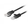 Cabo de rede Lanberg PCU6-10CC-0750-BK preto 7,5 m Cat6 U/UTP