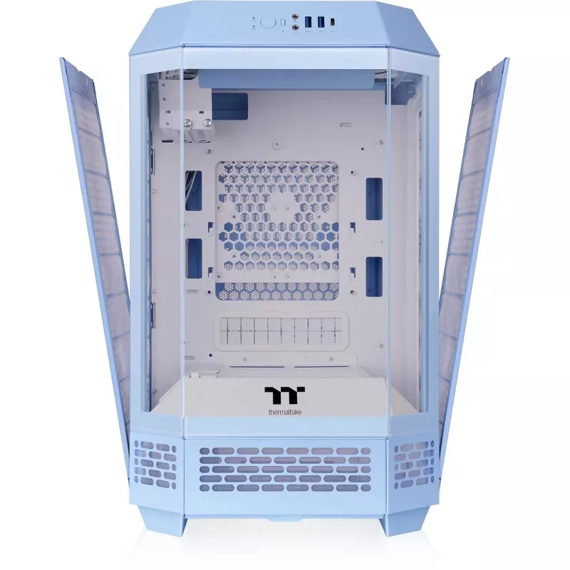 Caixa de PC Thermaltake The Tower 250 Hydrangea Blue Mini Tower