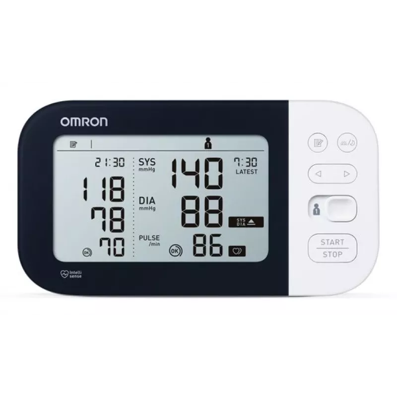 Omron M7 Intelli IT tensiómetro de braço, automático, 2 utilizadores