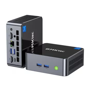 Mini PC GMKtec NucBox M3 Intel Core i5-12450H, 16 GB DDR4, 512 GB SSD, Windows 11 Pro, preto