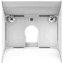 Saída de cabo de superfície Kindermann Konnect flex 45, branco RAL 9003