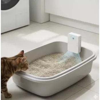 Desodorizador para areia de gato Catlink CL-D-01 — ABS, branco, 75×37×108 mm