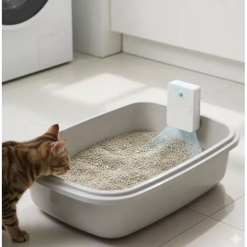 Desodorizador para areia de gato Catlink CL-D-01 — ABS, branco, 75×37×108 mm