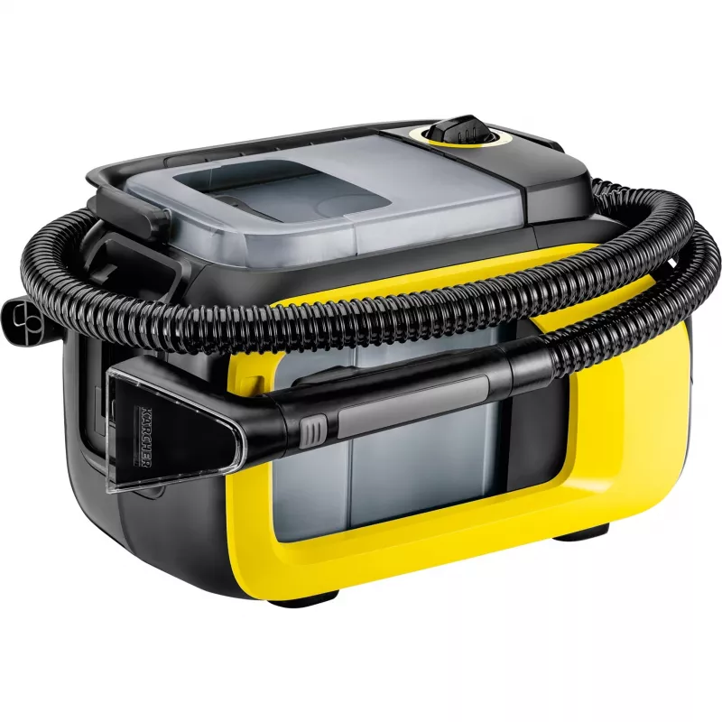 Kärcher SE 3-18 Compact máquina de limpeza de tapetes, preto, amarelo