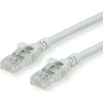 ROLINE - Cabo de rede - RJ-45 (M) para RJ-45 (M) - 50 cm - UTP - CAT 6 - isento de halogéneos, moldado, condutor multifilar - cinzento (21.15.2500)
