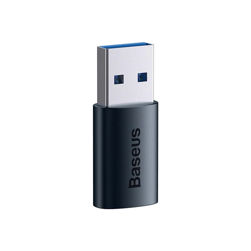 Adaptador Baseus Ingenuity USB-A para USB-C OTG (azul)