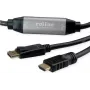 Cabo adaptador ROLINE - DisplayPort macho para HDMI macho - 10 m - preto - suporta 4K 60 Hz (3840 x 2160)