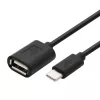 Cabo TB OTG USB AF - USB C 15cm preto (AKTBXKU4PAC015B)