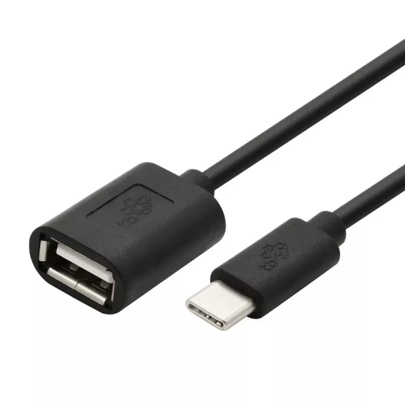 Cabo TB OTG USB AF - USB C 15cm preto (AKTBXKU4PAC015B)